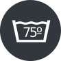 Wash at 75ºC